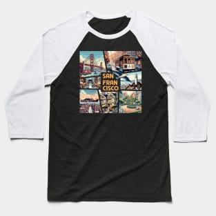 USA CITY - SAN FRANCISCO - TRAVEL -1 Baseball T-Shirt